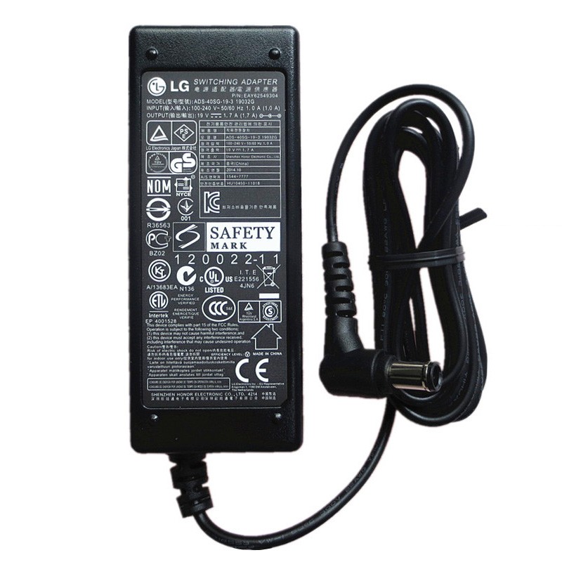 AC Adapter For LG ADS-40SG-19-3 19025G ADS-40FSG-19 19025GPG-1 Power Charger PSU 