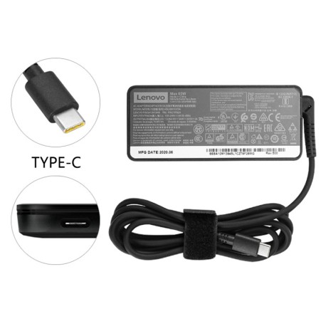 Lenovo 65W 20V 3.25A USB C AC Adapter Charger