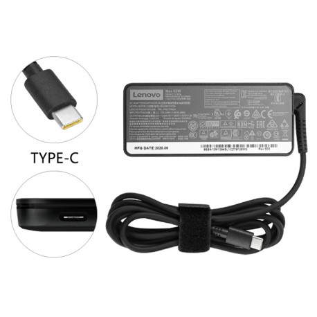  New Laptop Charger 65W watt USB Type C(USB-C) AC Power Adapter  for Lenovo ThinkPad Yoga Flex Miix : Electronics