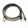3 in 1 Multi USB  Charging Cable - Micro USB  USB-C Iphone