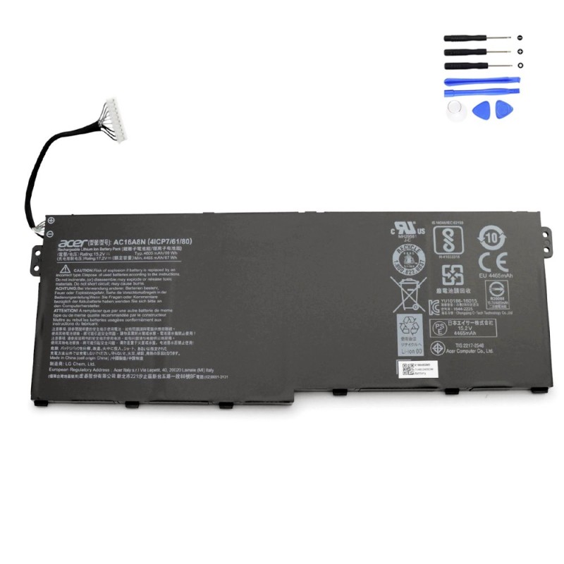 69Wh Acer AC16A8N Battery
