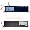 80.25Wh MSI BTY-M6L 1hole Battery
