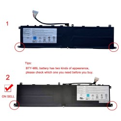 80.25Wh MSI BTY-M6L 2hole Battery