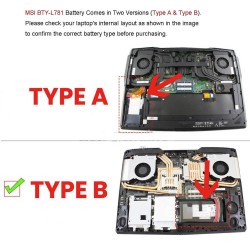 75.24Wh MSI BTY-L781 Type B Battery