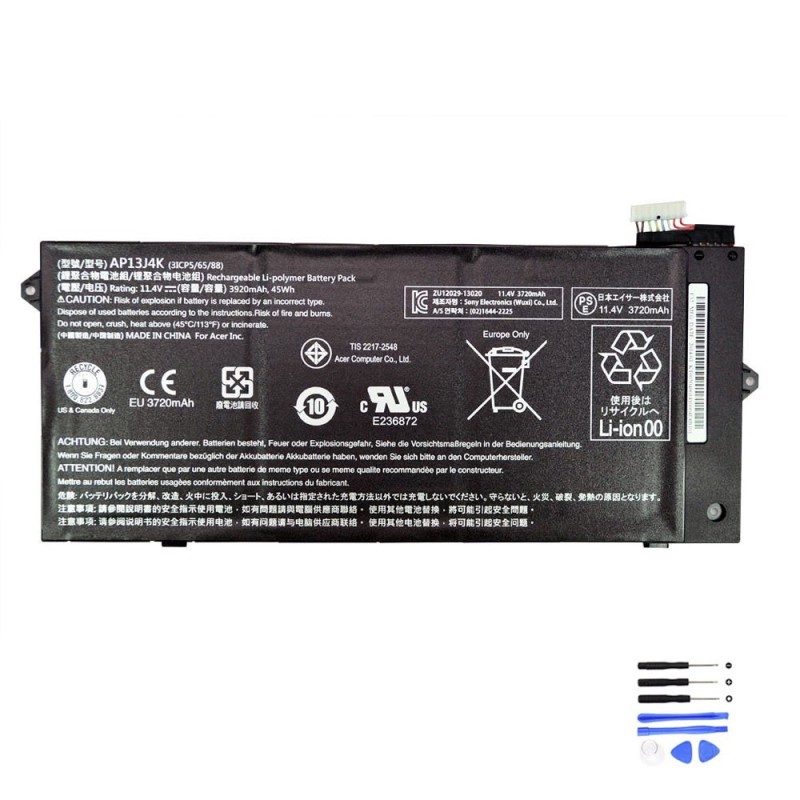 45Wh Acer AP13J4K Battery