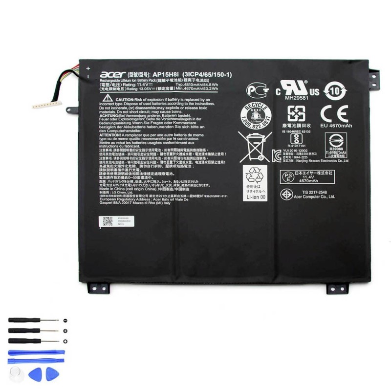 54.8Wh Acer AP15H8i Battery