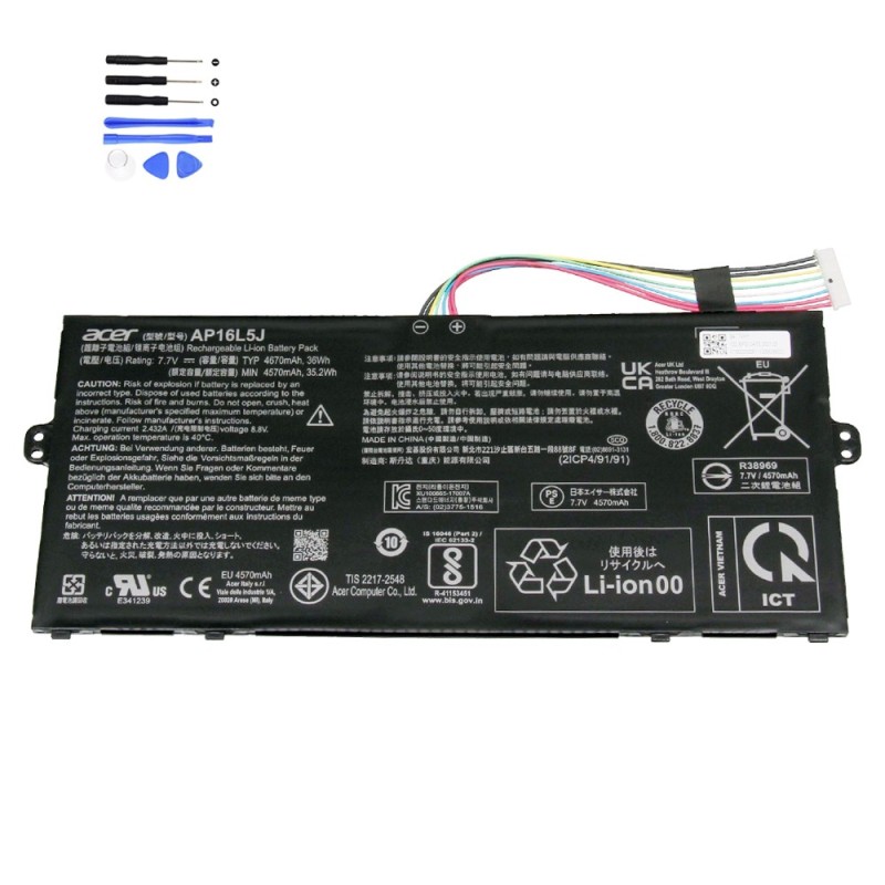 36Wh Acer AP16L5J Battery