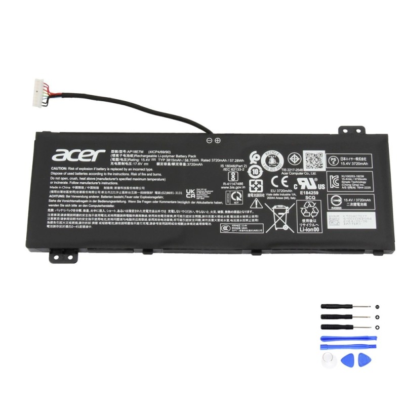 58.75Wh Acer AP18E7M Battery