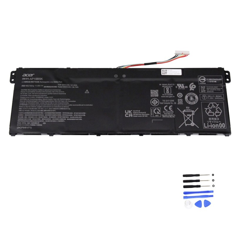 41Wh Acer AP19B5K Battery