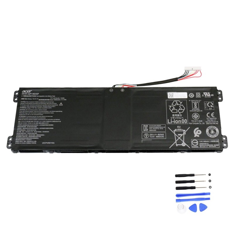 74Wh Acer AP19D5P Battery
