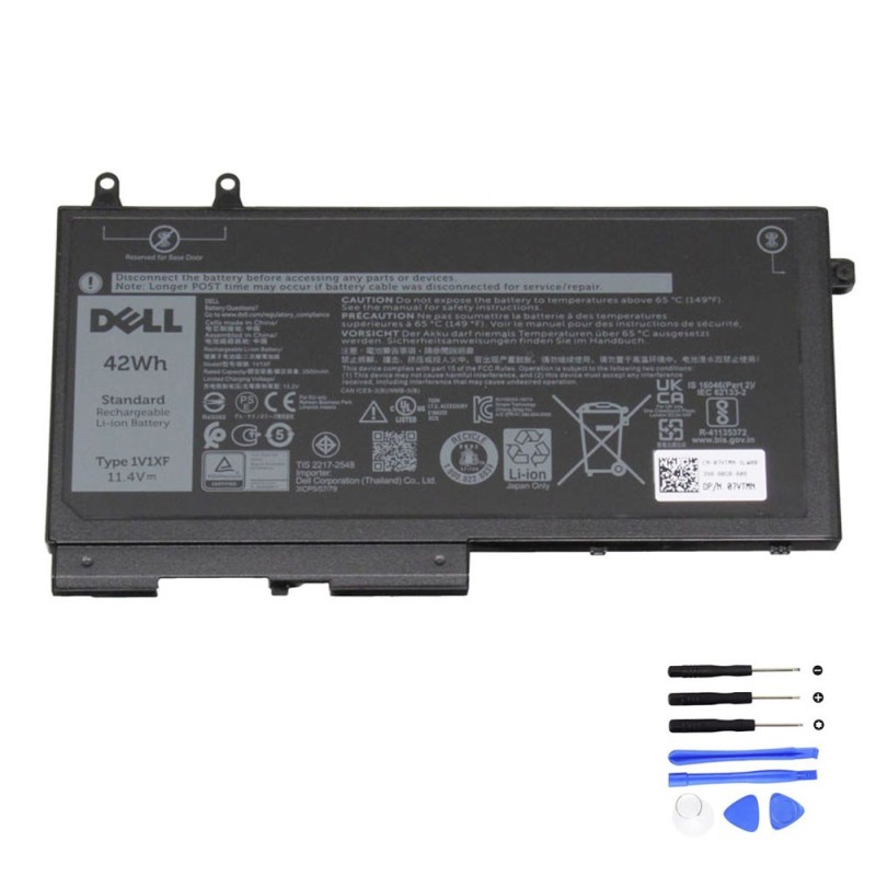 42Wh Dell 1V1XF Battery
