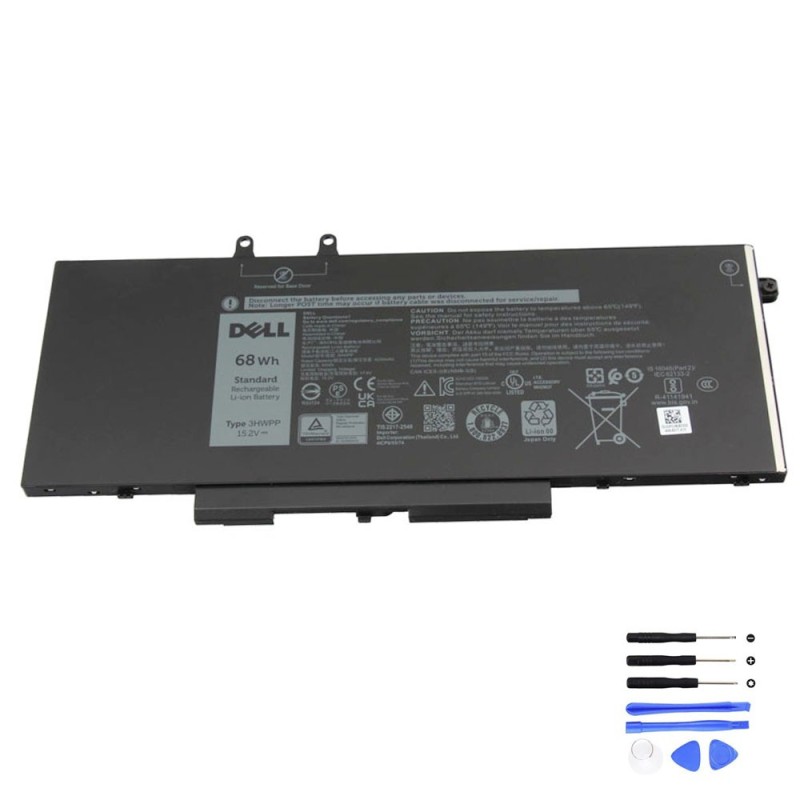 68Wh Dell 3HWPP Battery