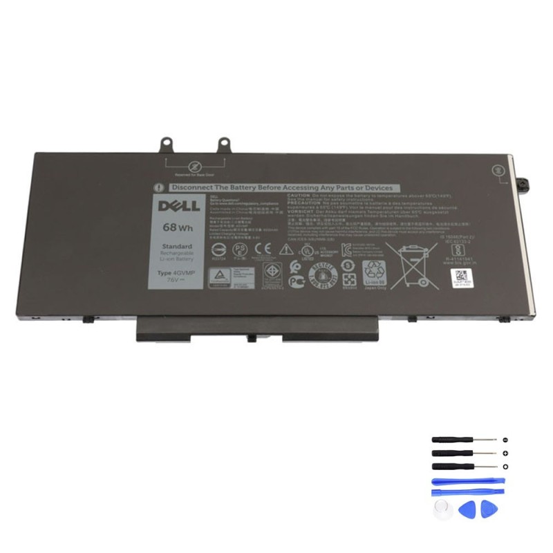 68Wh Dell 4GVMP Battery
