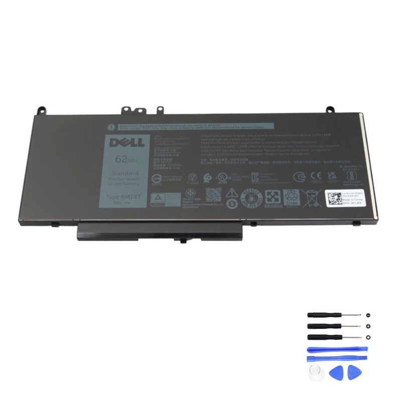 62Wh Dell 6MT4T Battery