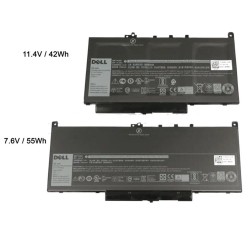 42Wh Dell 7CJRC Battery