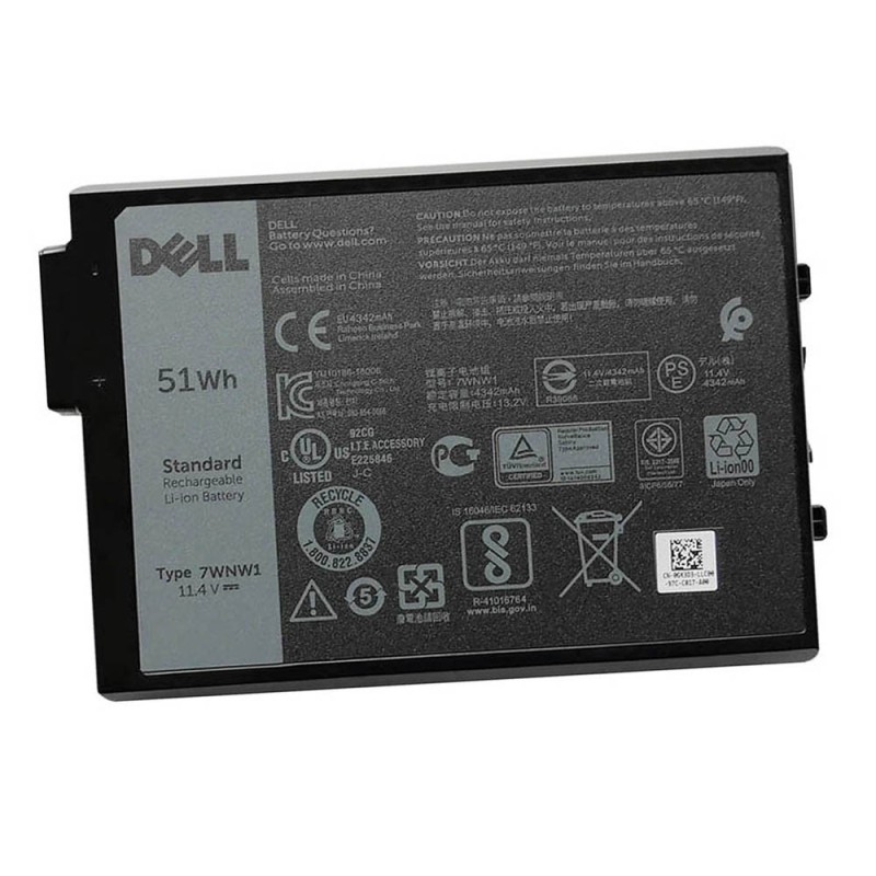 51Wh Dell 7WNW1 Battery