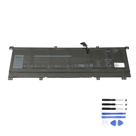 75Wh Dell 8N0T7 Battery