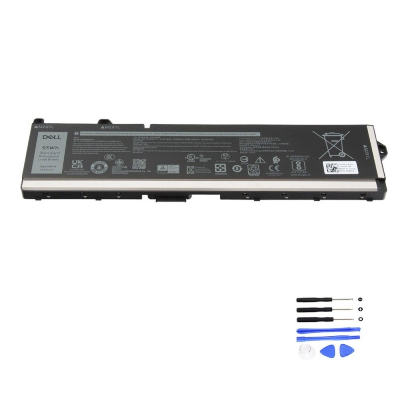 93Wh Dell X9FTM Battery
