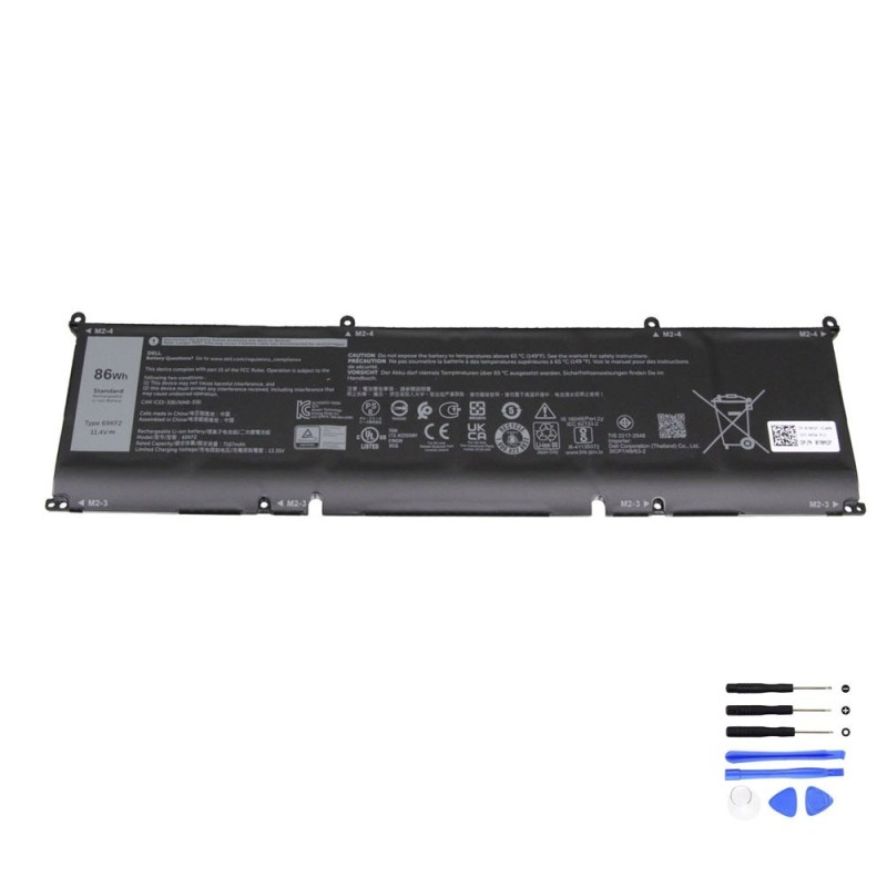86Wh Dell 69KF2 Battery