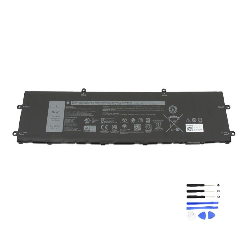 87Wh Dell DWVRR Battery