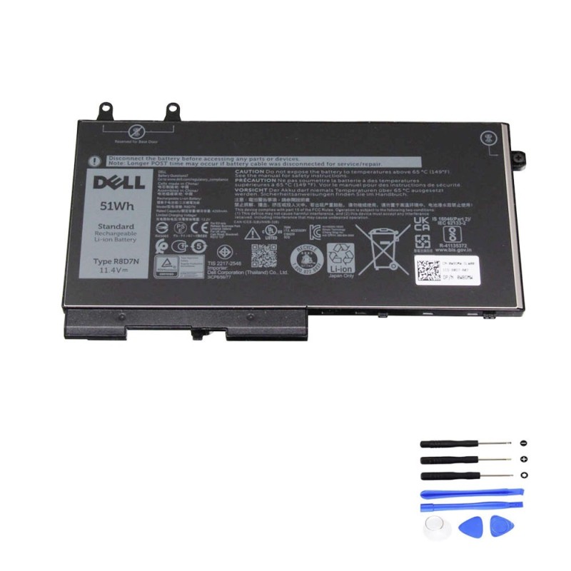 51Wh Dell R8D7N Battery