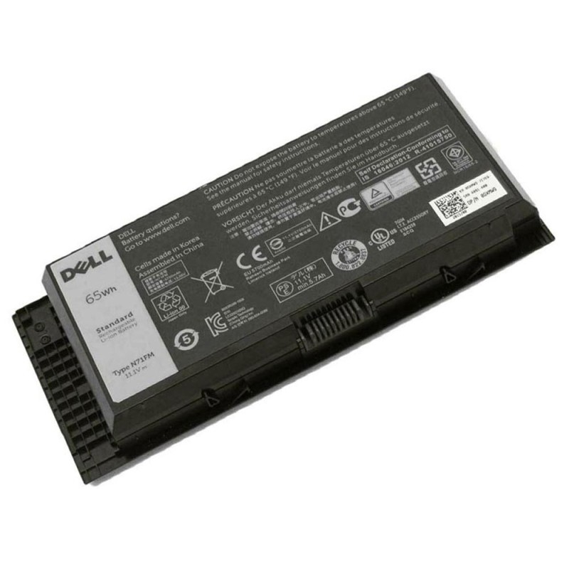 65Wh Dell N71FM Battery