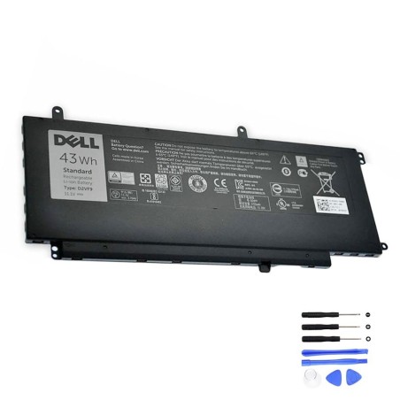 43Wh Dell D2VF9 Battery