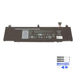 76Wh Dell TDW5P Battery