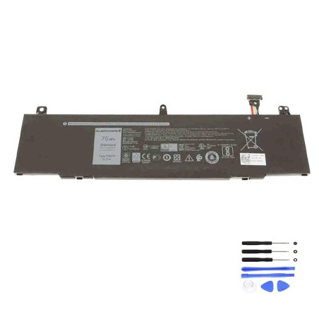 76Wh Dell TDW5P Battery