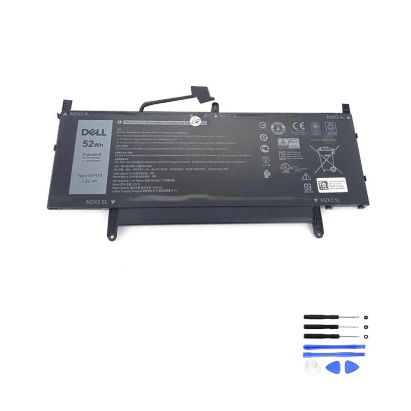 52Wh Dell N7HT0 Battery