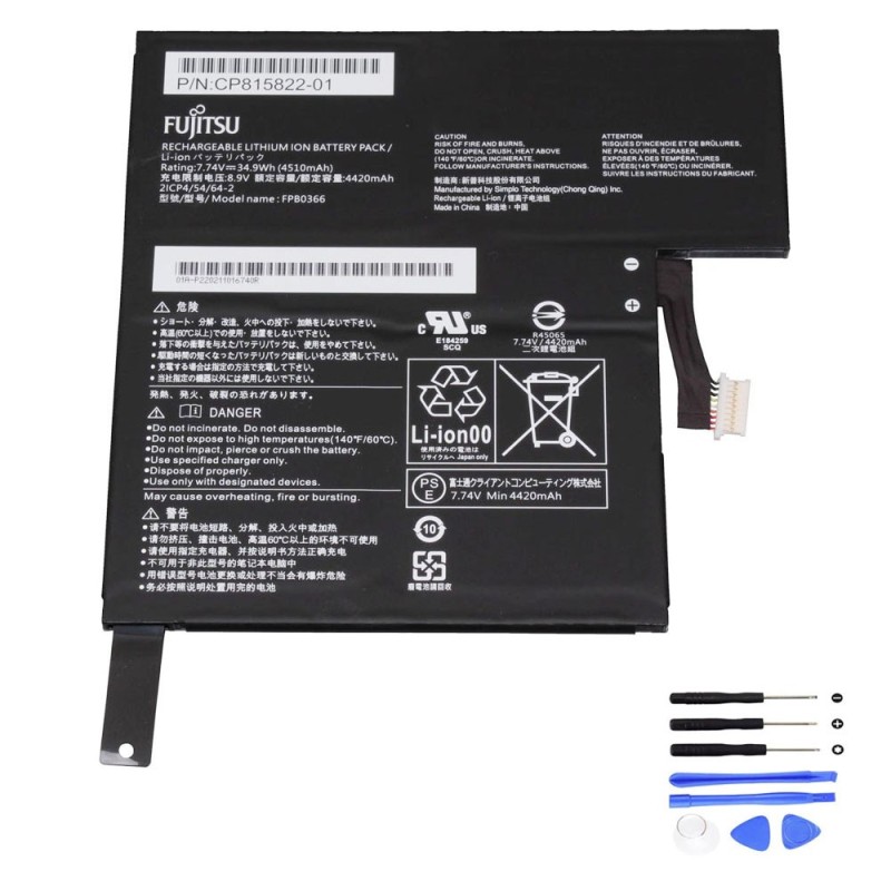 34.9Wh Fujitsu FPB0366 Battery