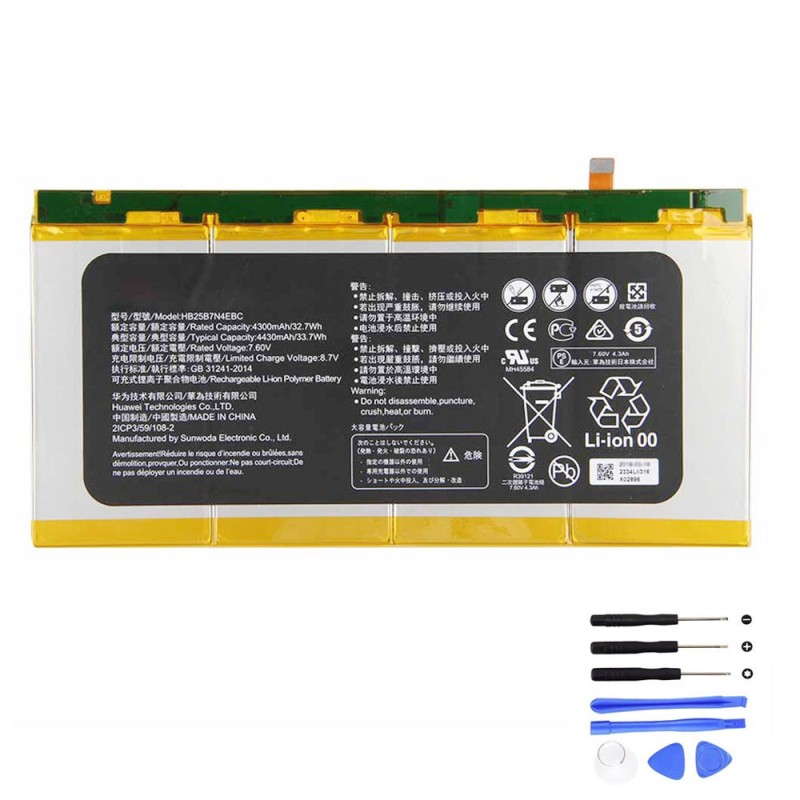 33.7Wh Huawei HB25B7N4EBC Battery