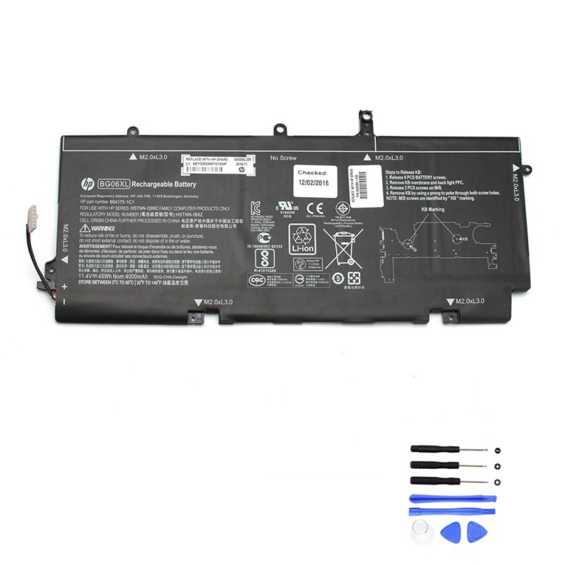 45Wh HP EliteBook 1040 G3 BG06XL Battery