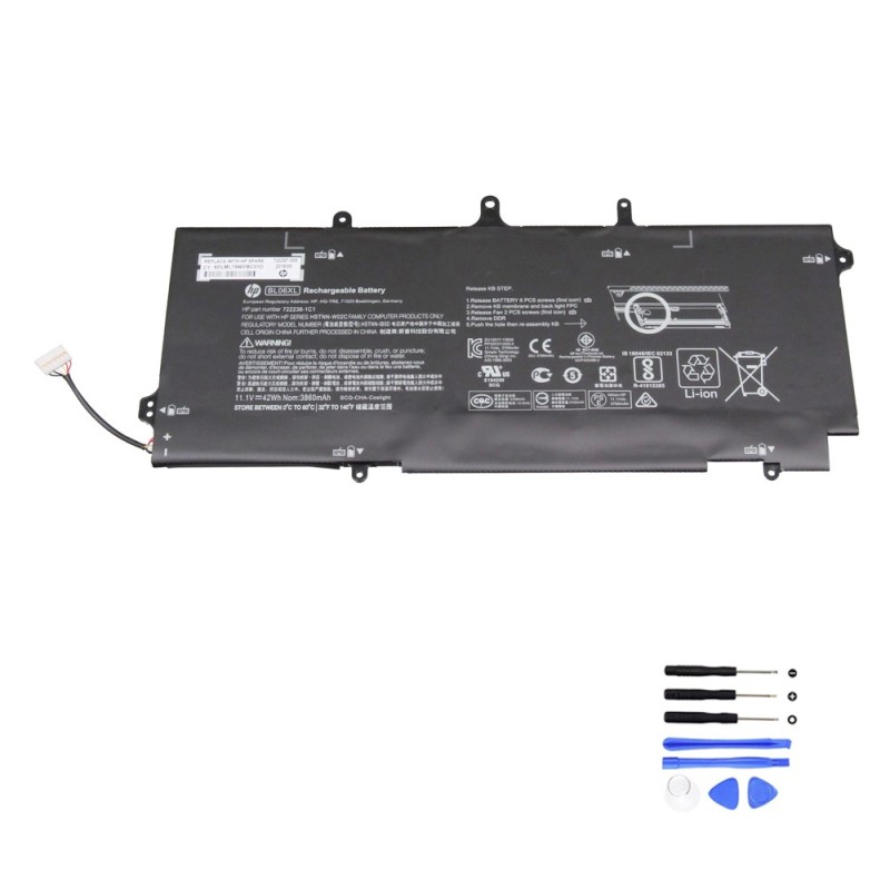 42Wh HP EliteBook Folio 1040 G1 G2 BL06XL Battery