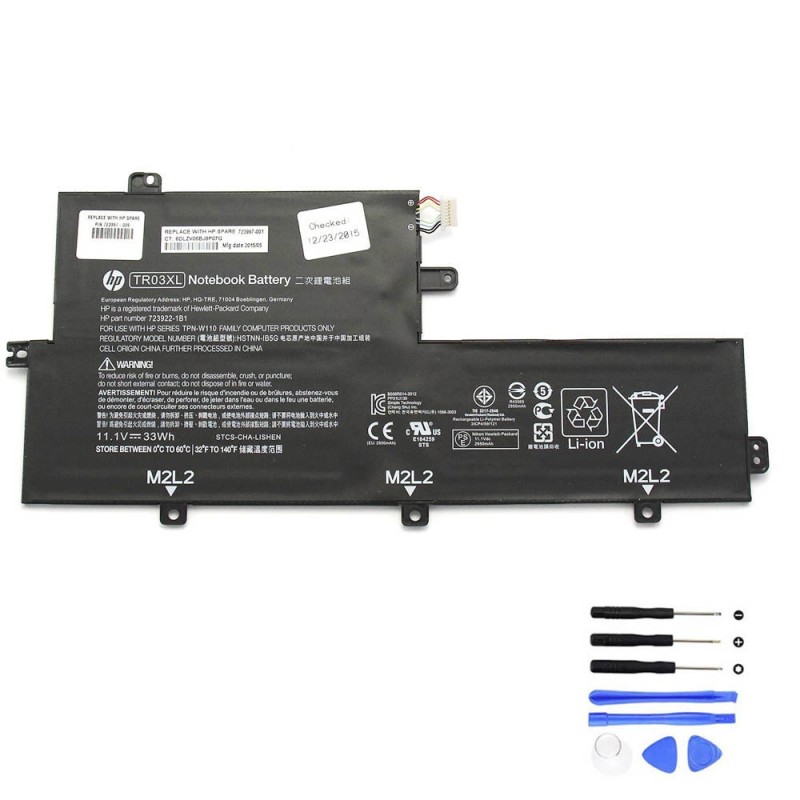 33Wh HP TR03XL Battery