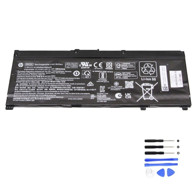 52.5Wh HP SR03XL Battery