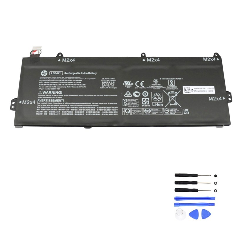 68Wh HP LG04XL Battery