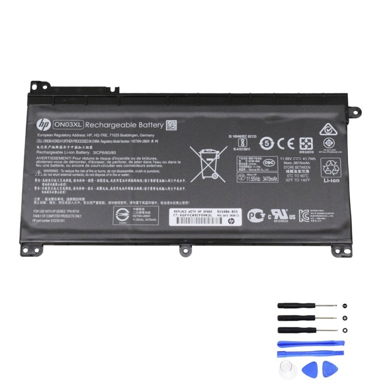 41.7Wh HP ON03XL Battery