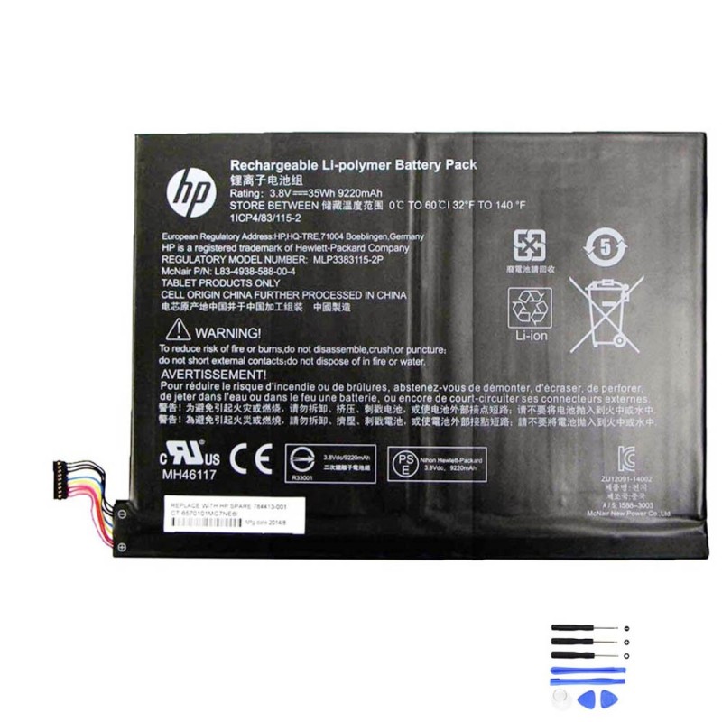 35Wh HP MLP3383115-2P 9Lines Battery