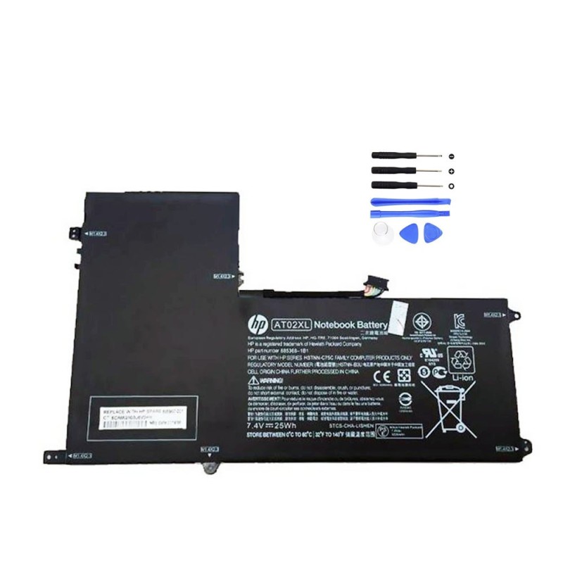 25Wh HP AT02XL Battery
