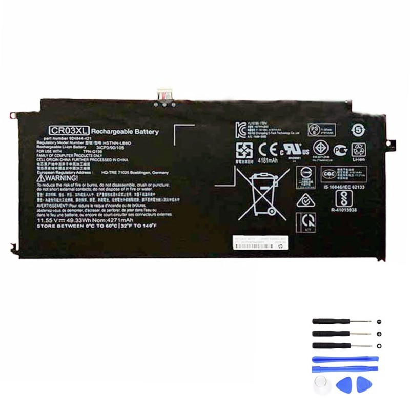 49.33Wh HP CR03XL Battery