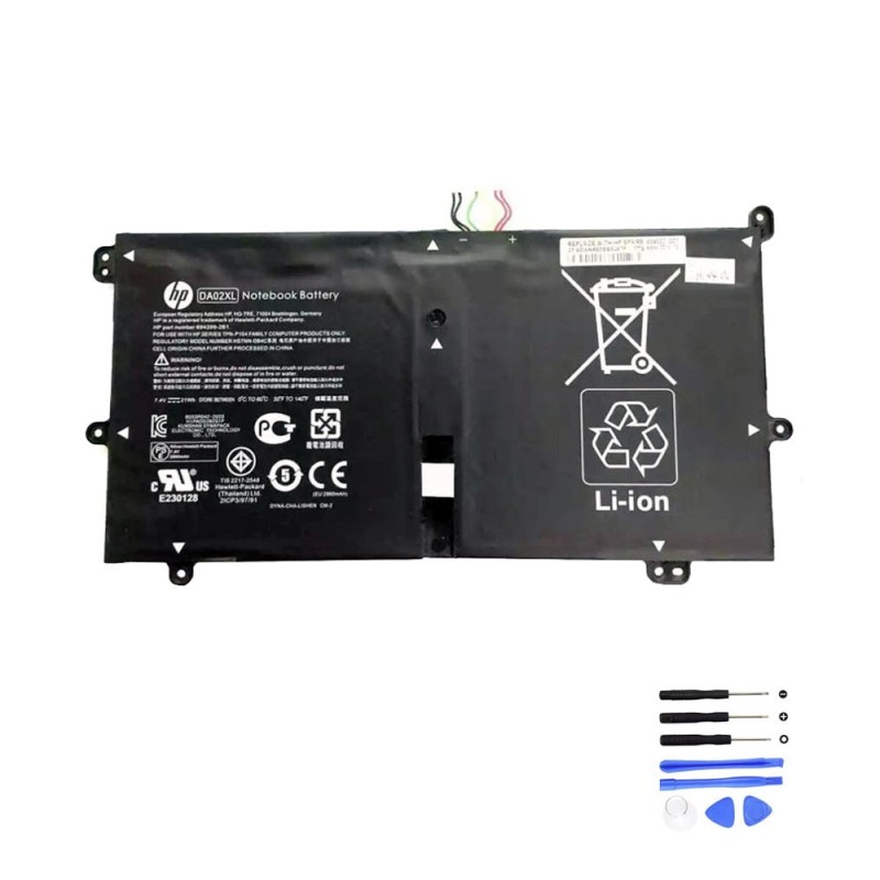 21Wh HP DA02XL Battery