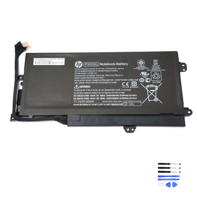 50Wh HP PX03XL Battery