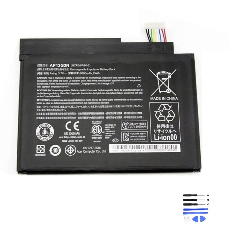 25Wh Acer AP13G3N Battery
