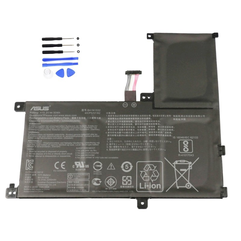 50Wh Asus B41N1532 Battery