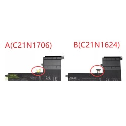 39Wh Asus C21N1706 Battery