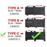 66Wh Asus C41N1731-2 Battery