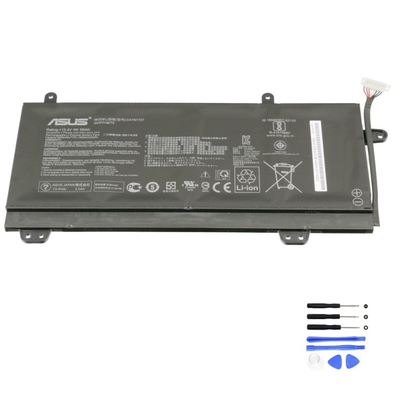 55Wh Asus C41N1727 Battery