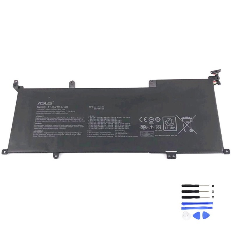 57Wh Asus C31N1539 Battery