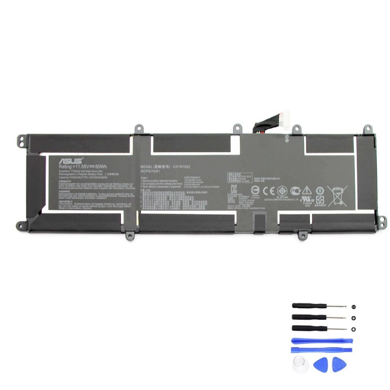 50Wh Asus C31N1622 Battery